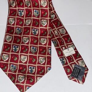 Loris Azzaro Paris Vintage Handmade 100% Silk Tie Squares Made in France 54x4”